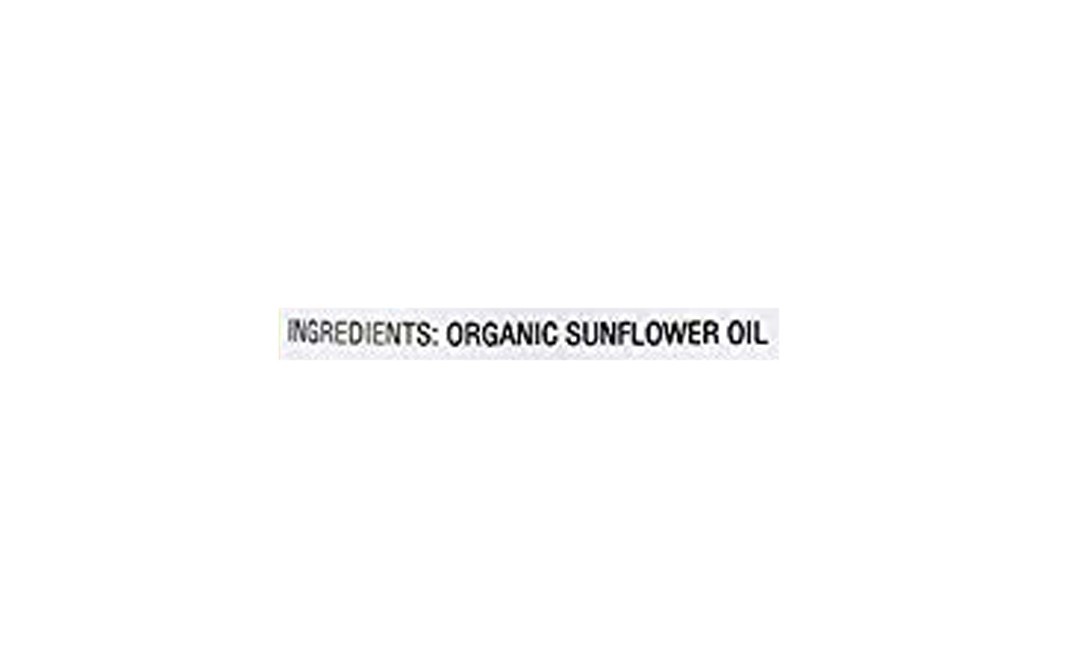 Erika Organics Organic Sunflower Oil Cold Pressed   Plastic Bottle  1 litre